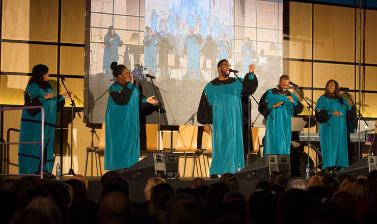 A GOSPEL CHRISTMAS CAME TO THE CLARION CONGRESS HOTEL OSTRAVA